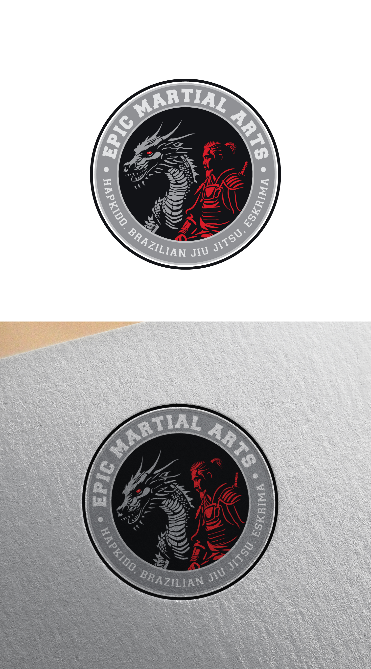 Logo Design by Logo bud design for Epic Martial Arts | Design #33145663