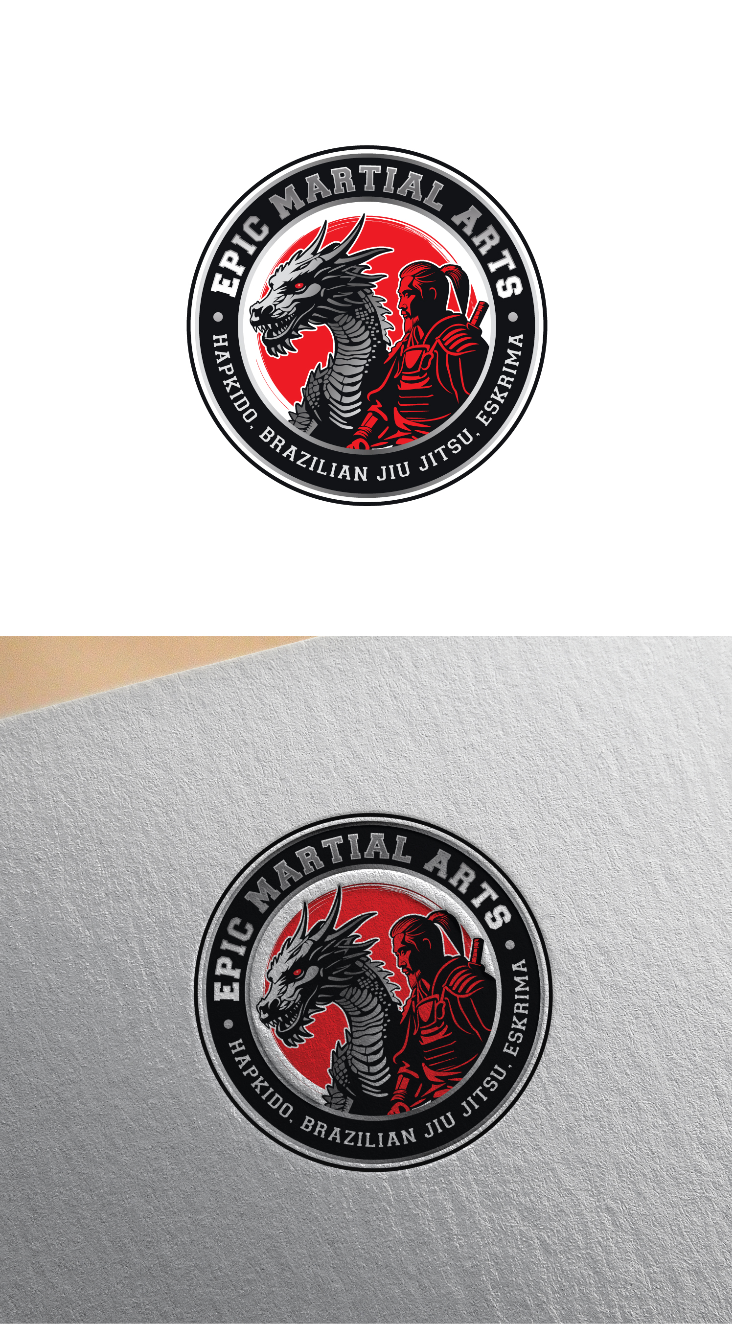 Logo Design by Logo bud design for Epic Martial Arts | Design #33146947