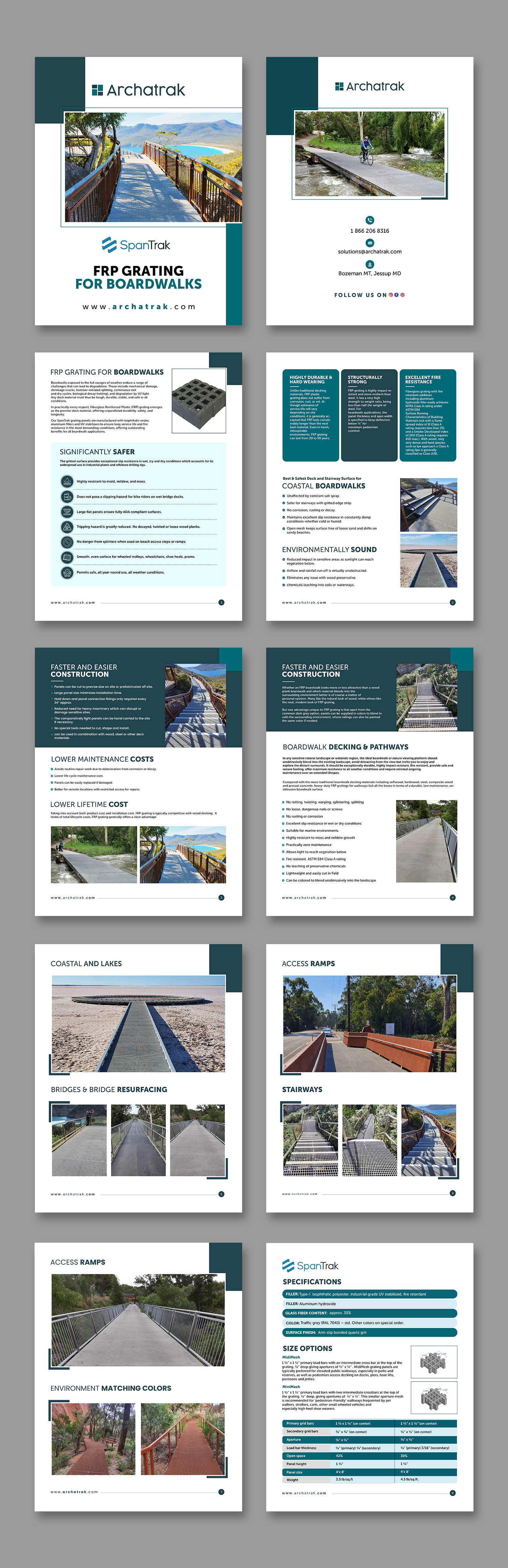 Diseño de Brochure por debdesign para Archatrak Inc. | Diseño #33135392