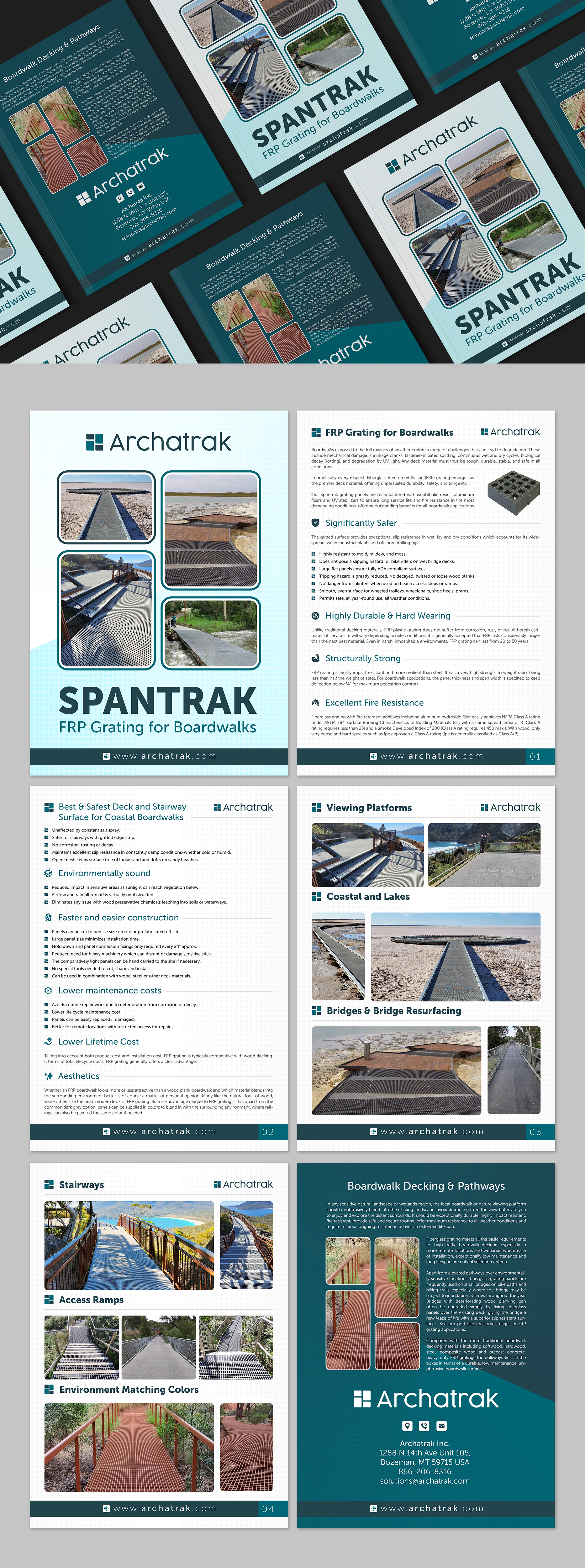 Brochure Design by SAI DESIGNS for Archatrak Inc. | Design #33156242