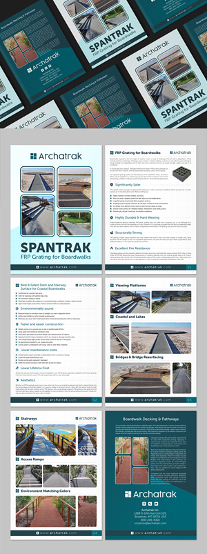 Brochure Design by SAI DESIGNS for Archatrak Inc. | Design: #33156242