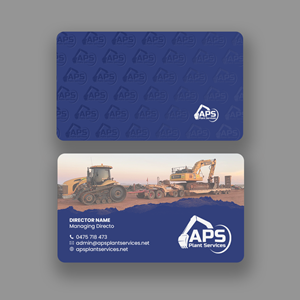 Business Card Design by Andrés Sebastián for APS Plant Services | Design #33136074