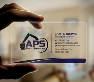 Business Card Design by Expert Bappy for APS Plant Services | Design: #33133647