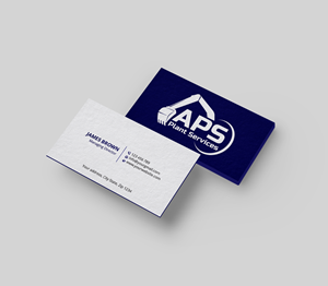 Business Card Design by Expert Bappy for APS Plant Services | Design: #33135013