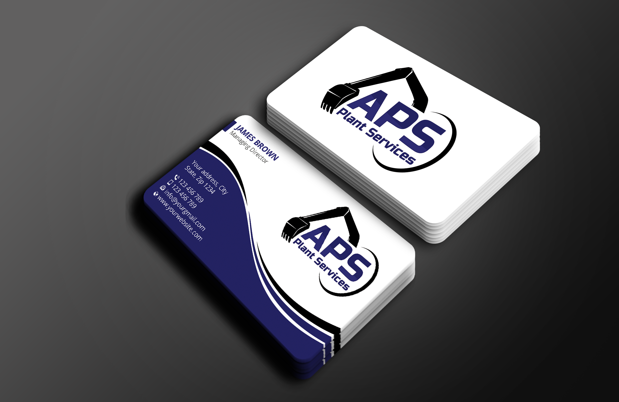 Business Card Design by Expert Bappy for APS Plant Services | Design #33135147