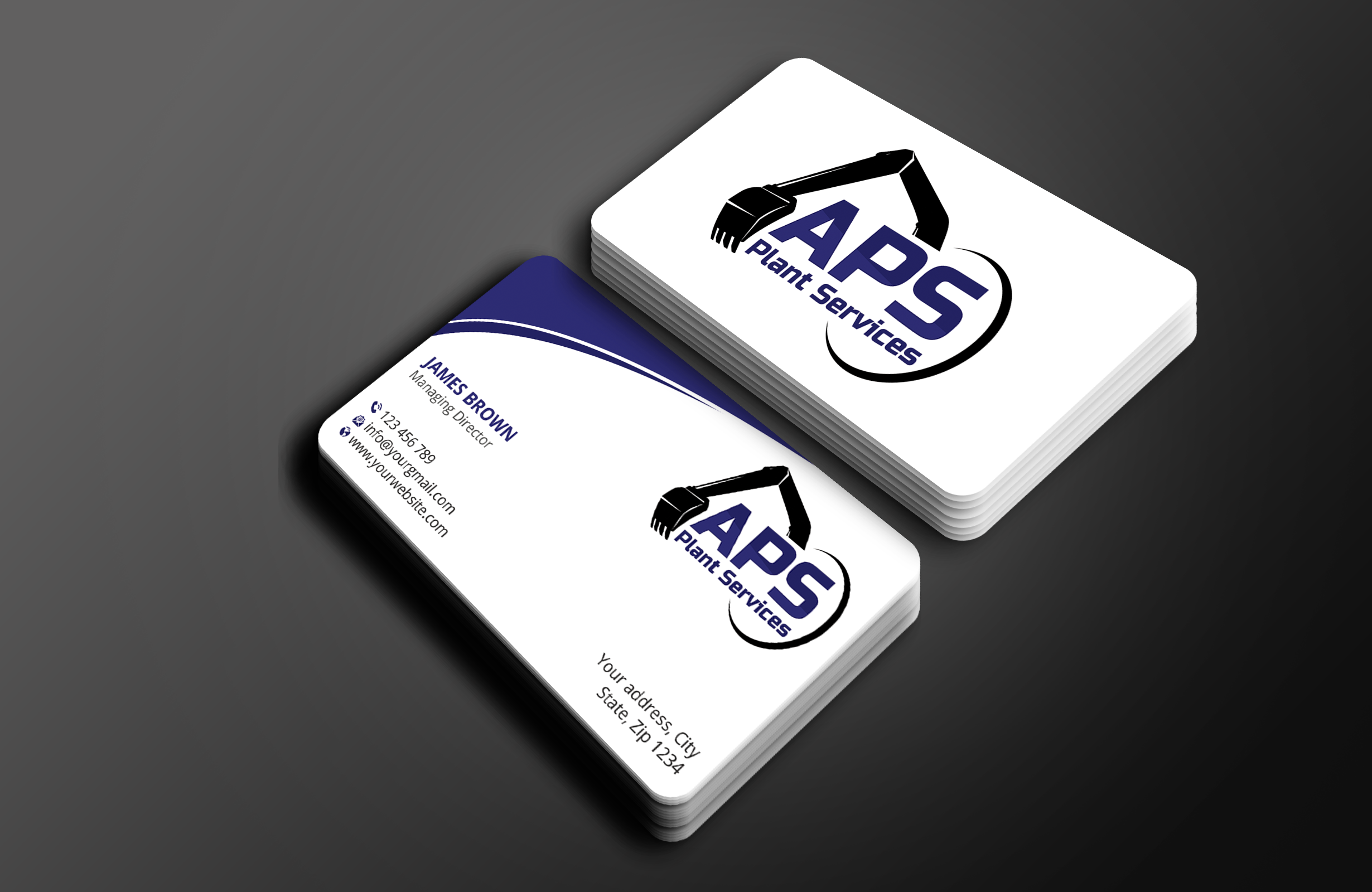 Business Card Design by Expert Bappy for APS Plant Services | Design #33135148
