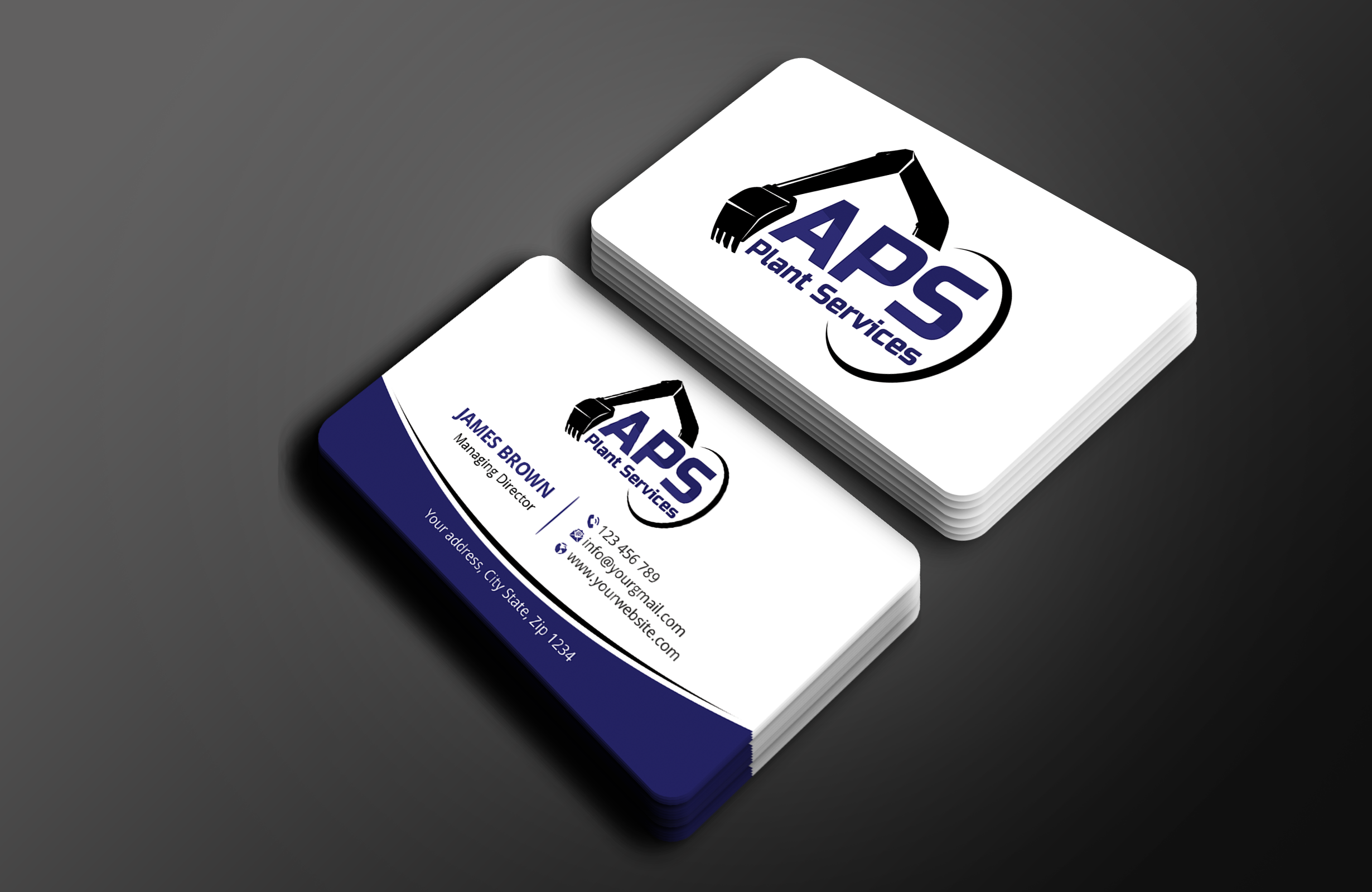Business Card Design by Expert Bappy for APS Plant Services | Design #33135256