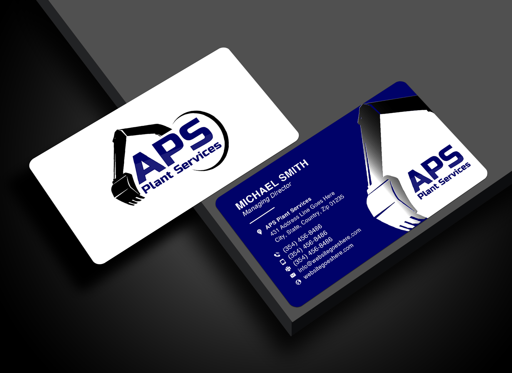 Business Card Design by Sun Moon Graphic Designer for APS Plant Services | Design #33133858