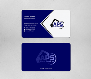 Business Card Design by Brand aid for APS Plant Services | Design: #33134917