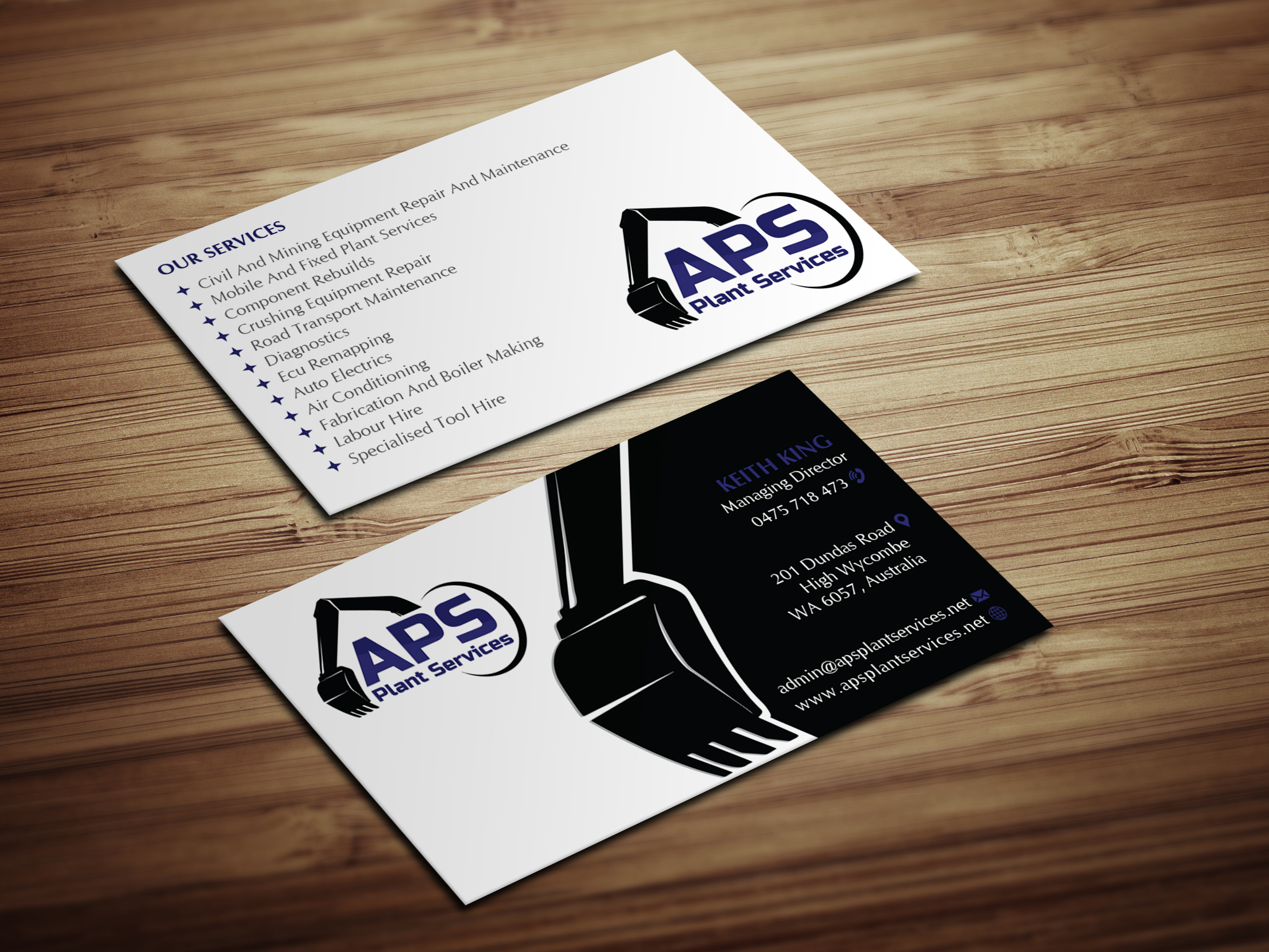 Business Card Design by Magic of Art for APS Plant Services | Design #33134992