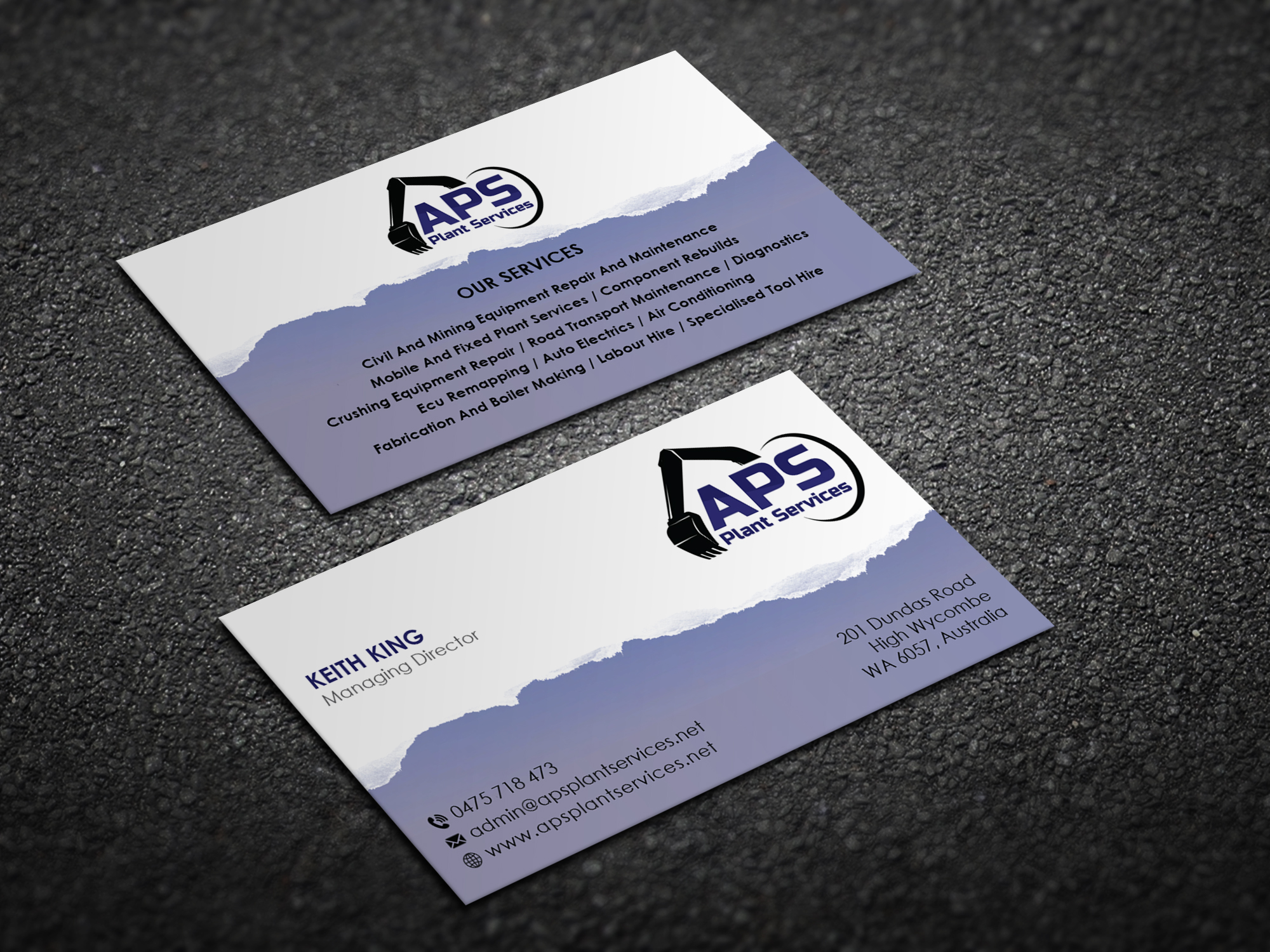 Business Card Design by Magic of Art for APS Plant Services | Design #33135008