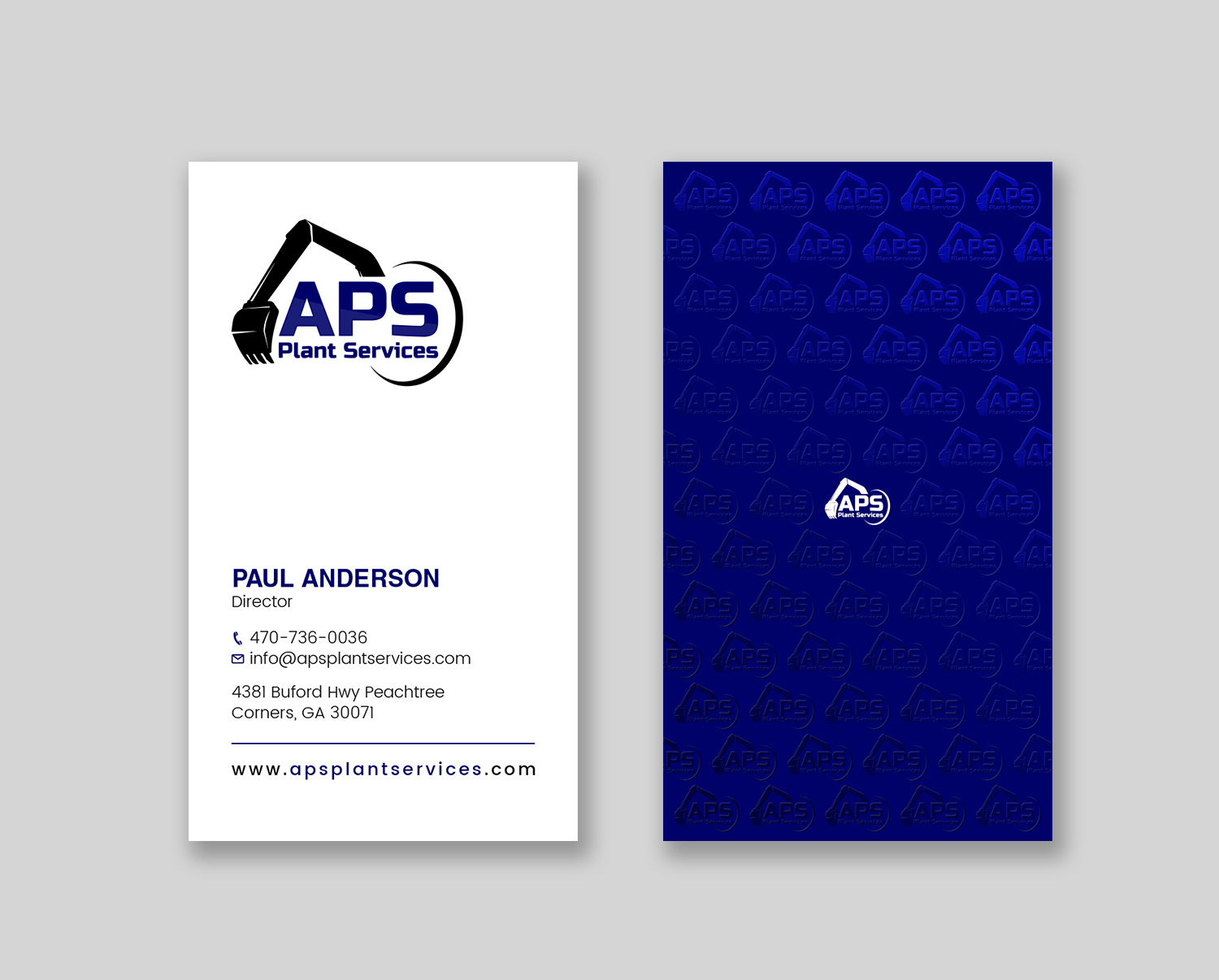 Business Card Design by Tripti Ranjan Gain for APS Plant Services | Design #33145096