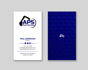Business Card Design by Tripti Ranjan Gain for APS Plant Services | Design: #33145097