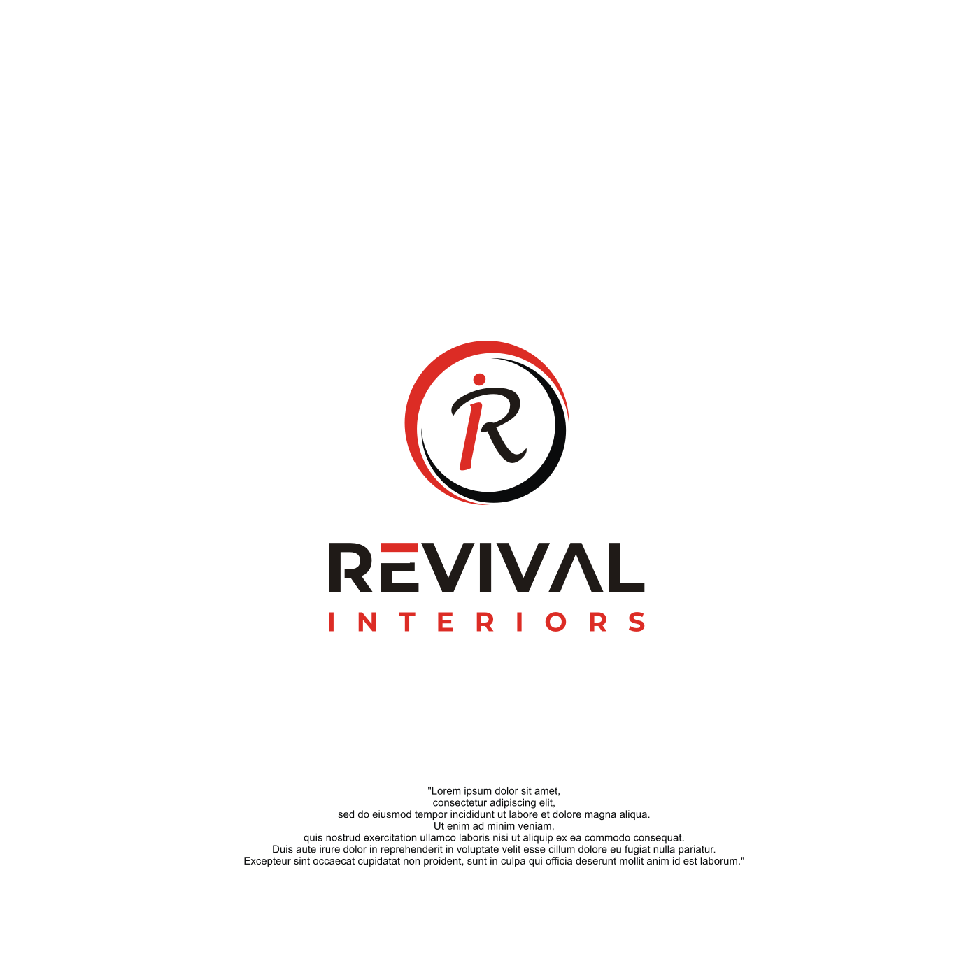 Diseño de Logo por aquila© para Revival Interiors | Diseño #33187366