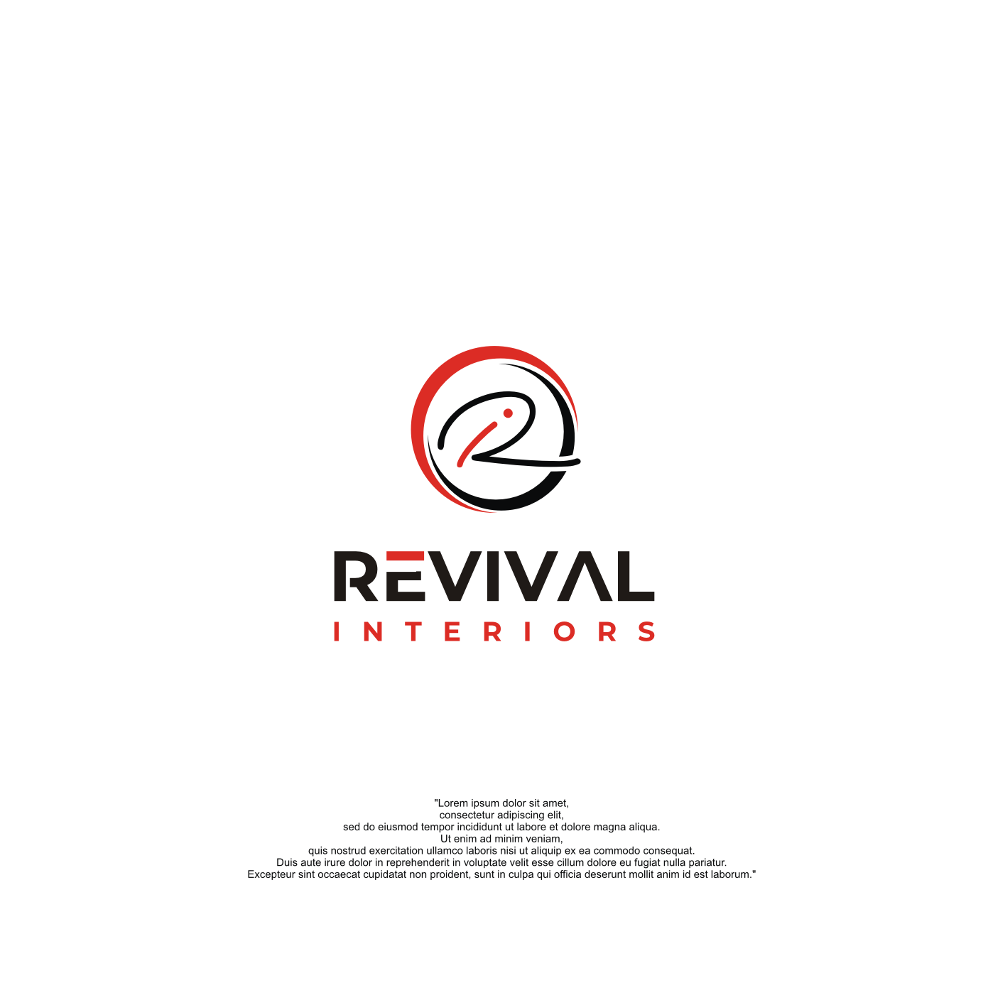Diseño de Logo por aquila© para Revival Interiors | Diseño #33194809