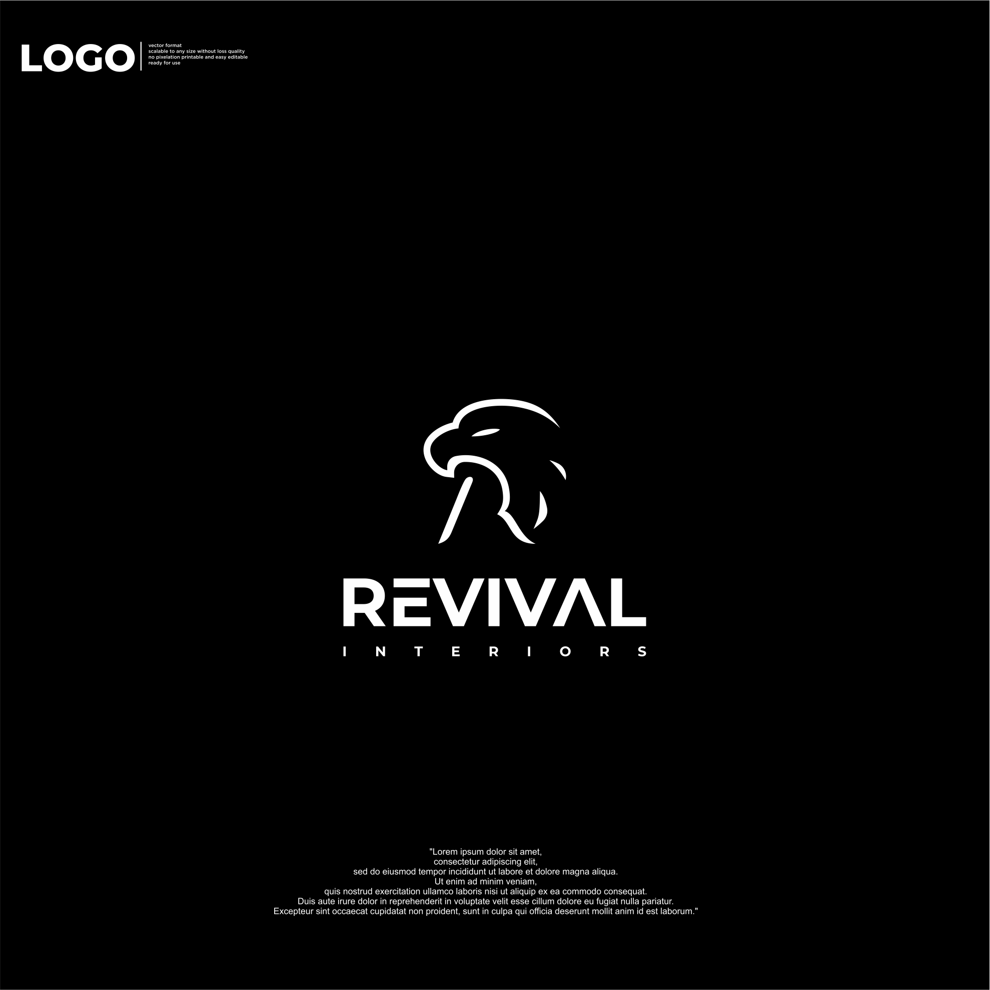 Diseño de Logo por aquila© para Revival Interiors | Diseño #33764845