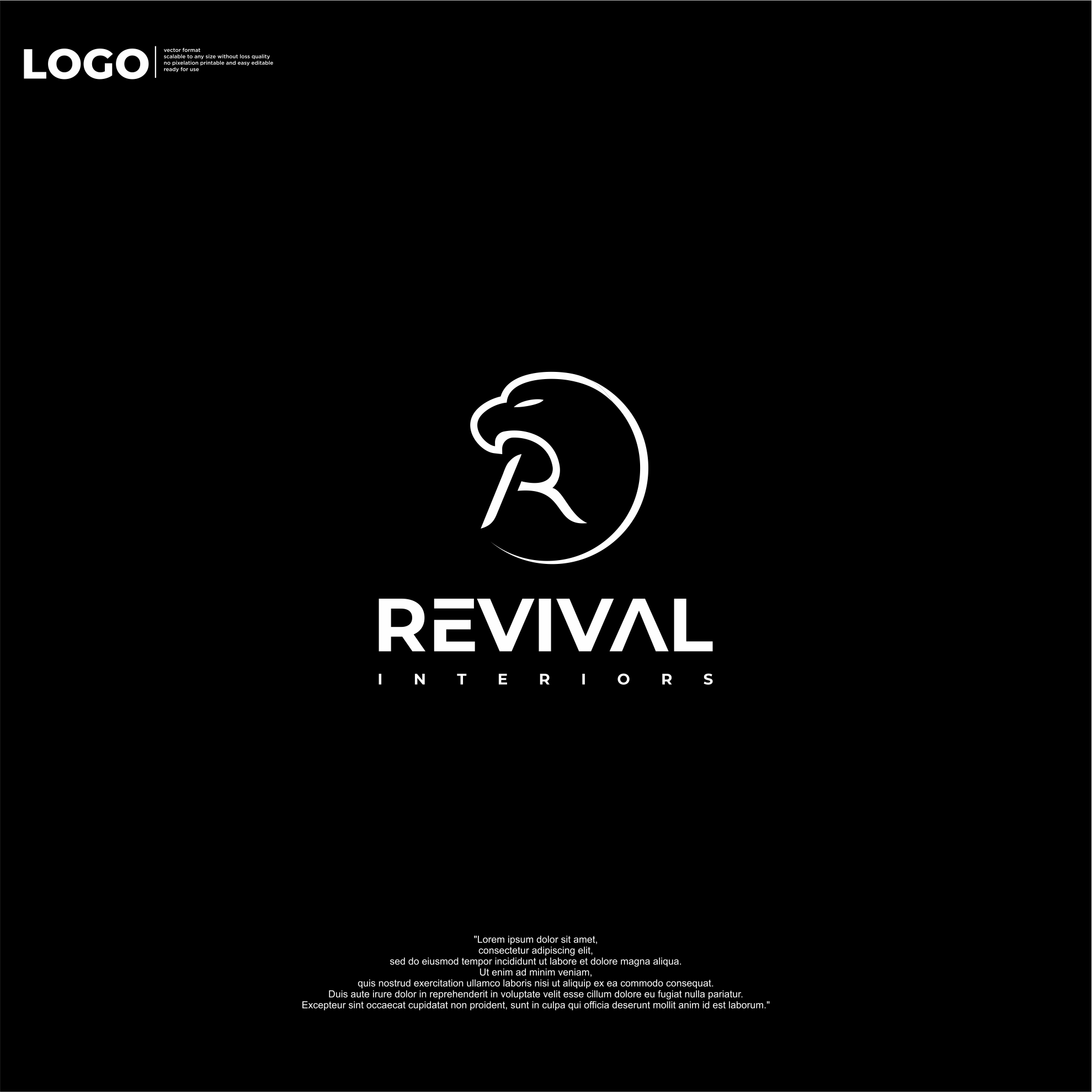 Diseño de Logo por aquila© para Revival Interiors | Diseño #33772775