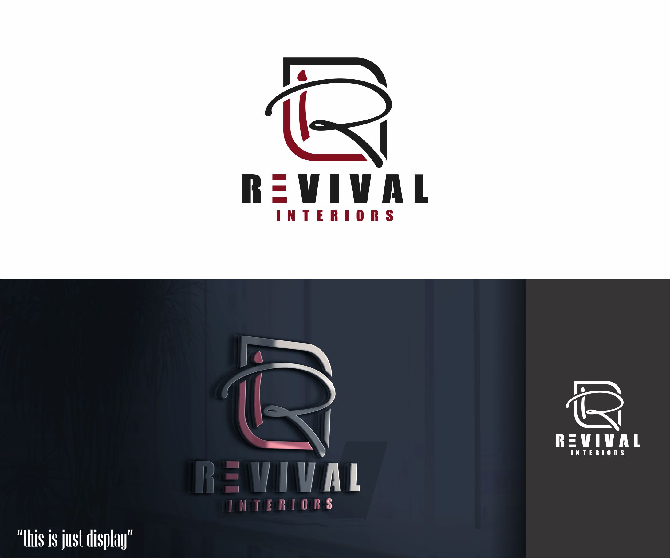 Logo Design by alkaline for Revival Interiors | Design #33140161