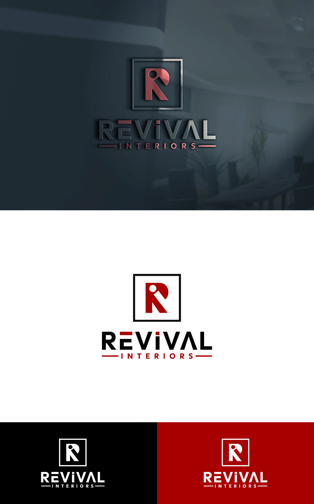 Diseño de Logo por DesignVerse777 para Revival Interiors | Diseño #33146814
