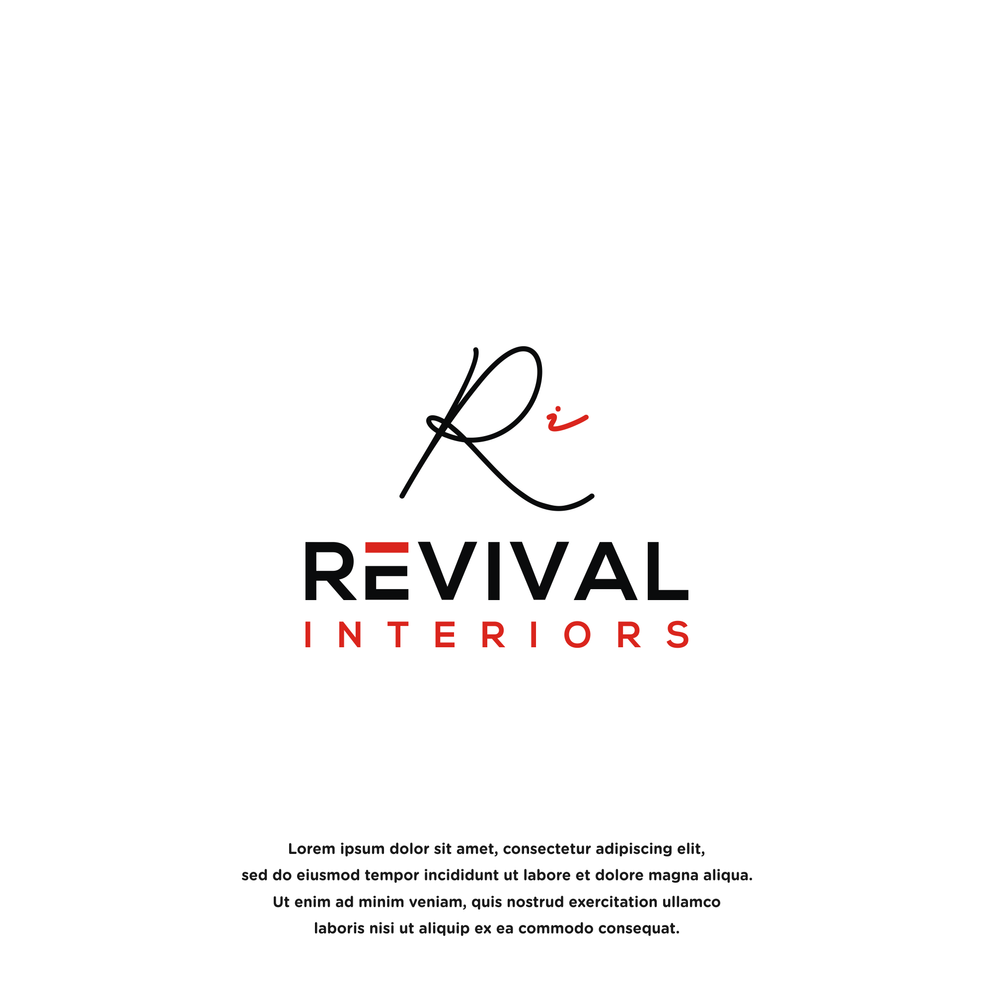 Logo Design by Al ma'thur™ for Revival Interiors | Design #33764880