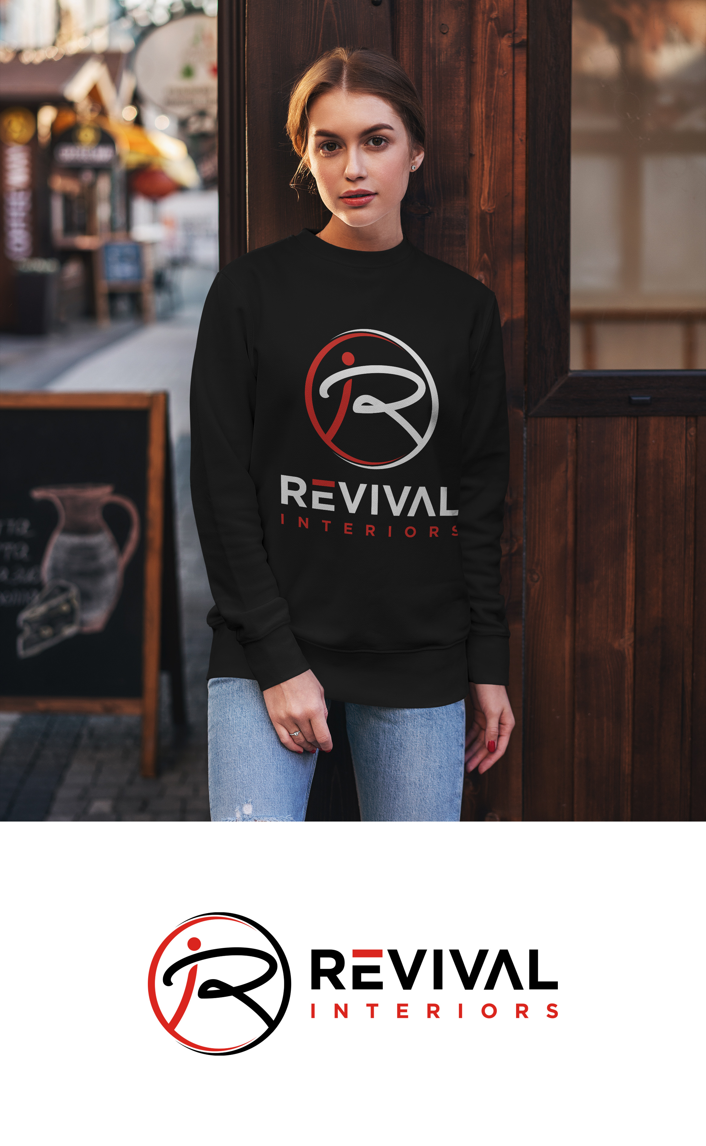 Logo Design by loveqis for Revival Interiors | Design #33144809