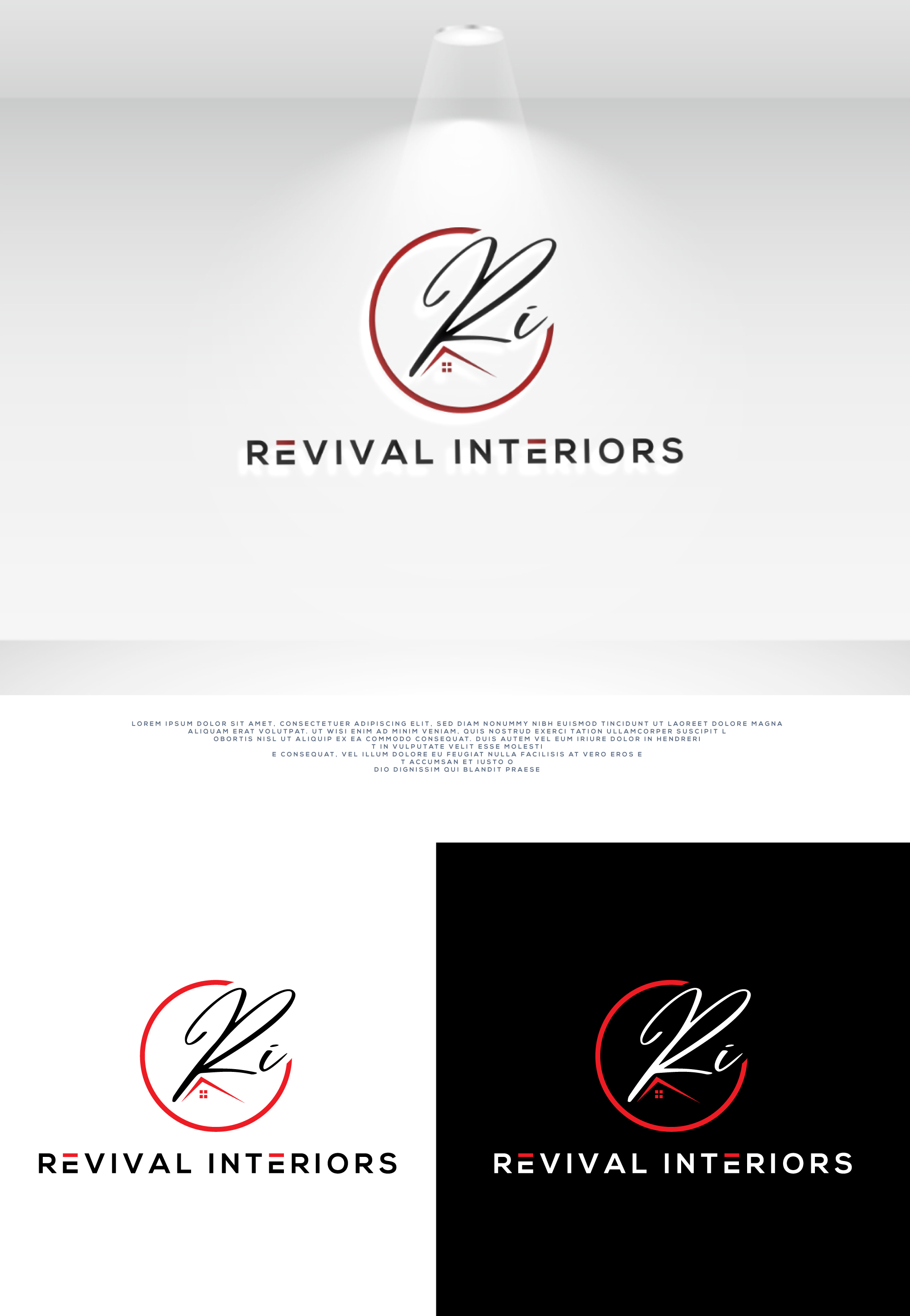 Logo Design by 100%design for Revival Interiors | Design #33140380