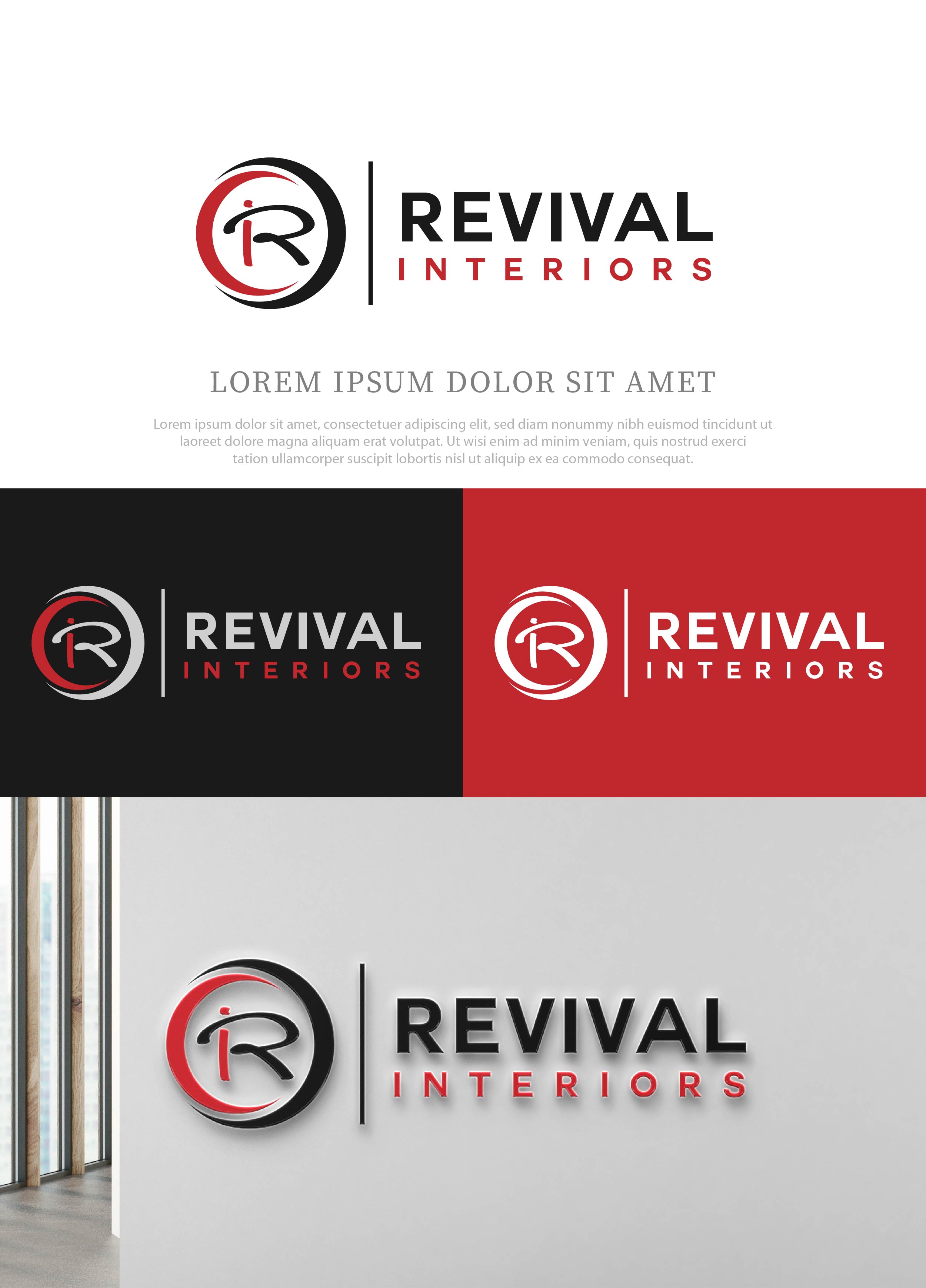 Logo Design by NasarLogo for Revival Interiors | Design #33176440