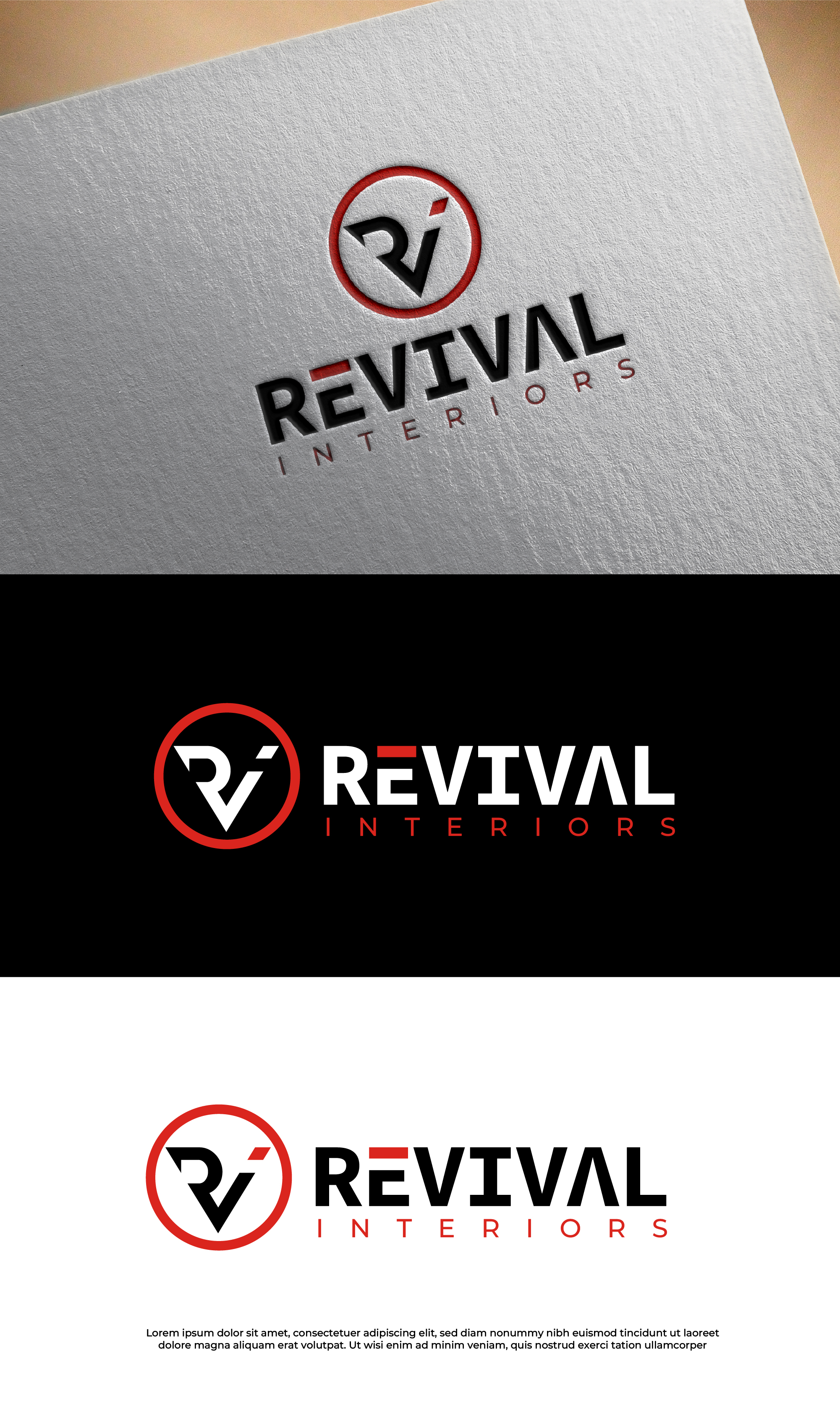 Diseño de Logo por Emjey Designs para Revival Interiors | Diseño #33156653