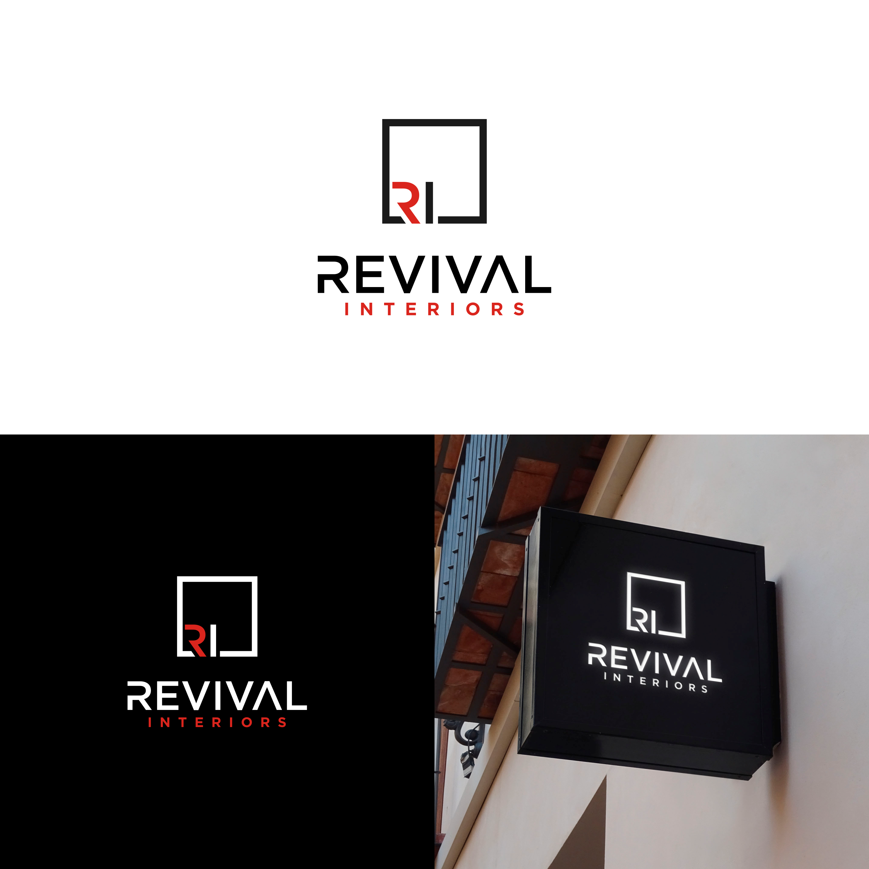 Logo Design by syad666 for Revival Interiors | Design #33137319