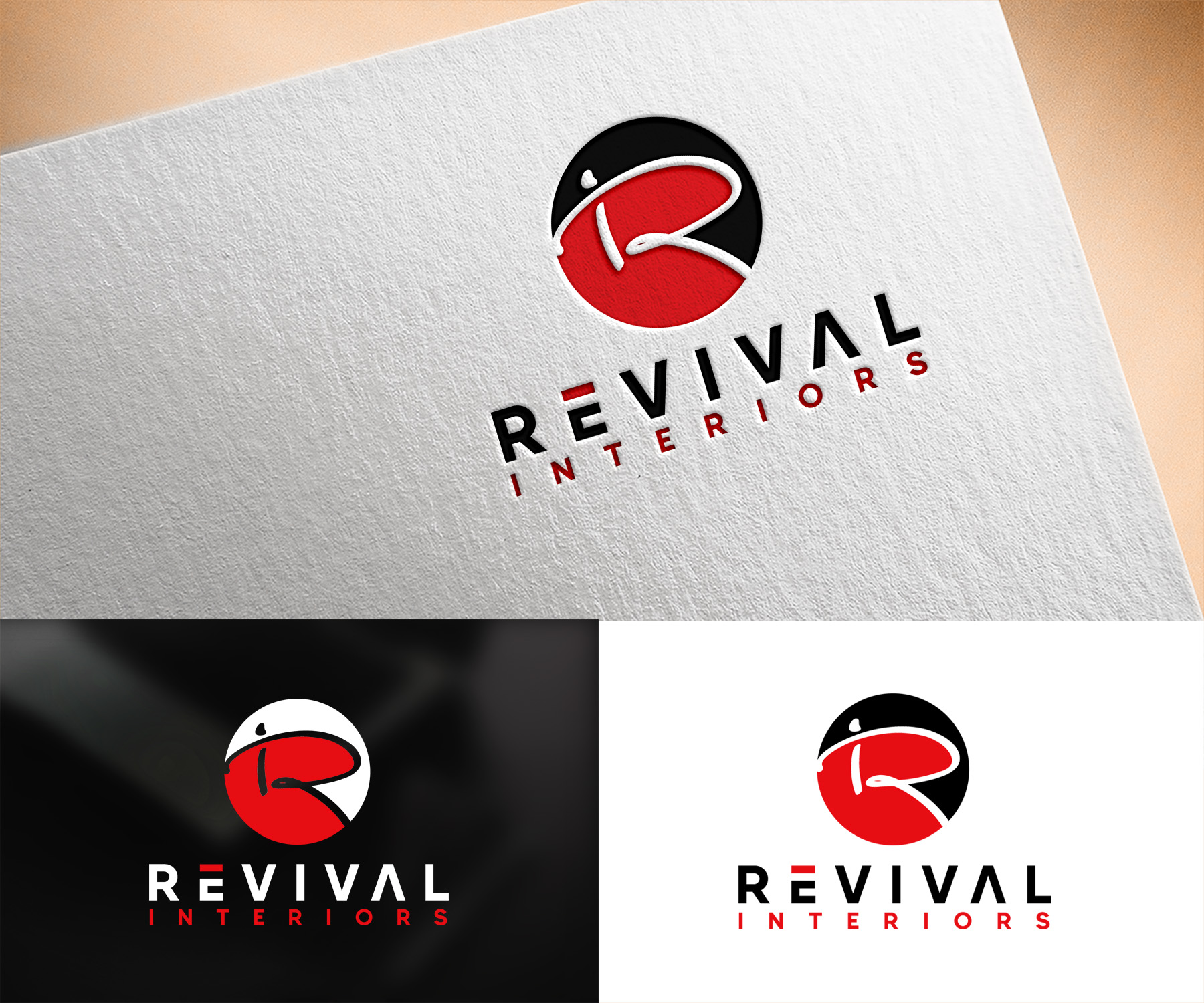 Diseño de Logo por Vishak vasu para Revival Interiors | Diseño #33173533
