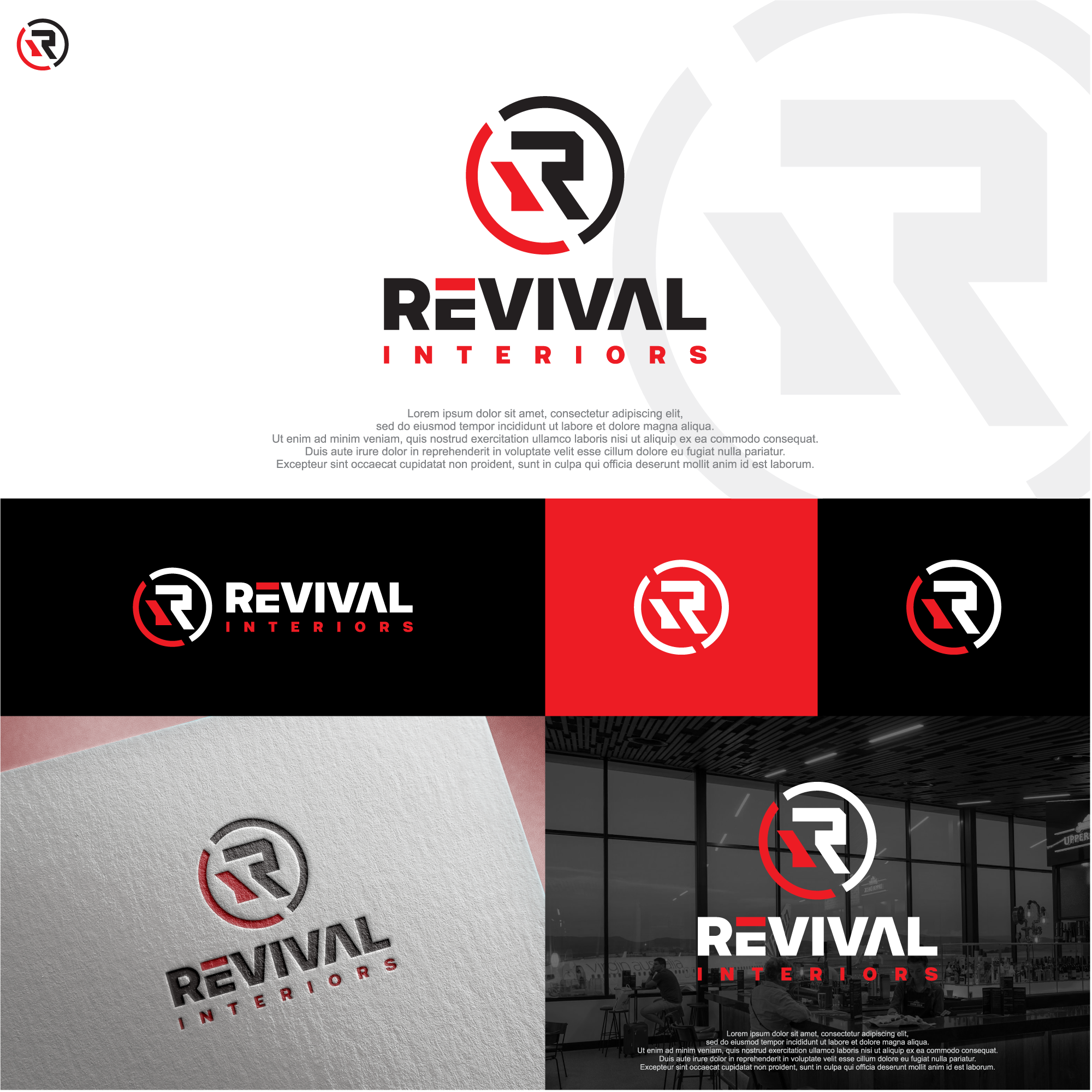 Diseño de Logo por JoiceSinatra para Revival Interiors | Diseño #33148688