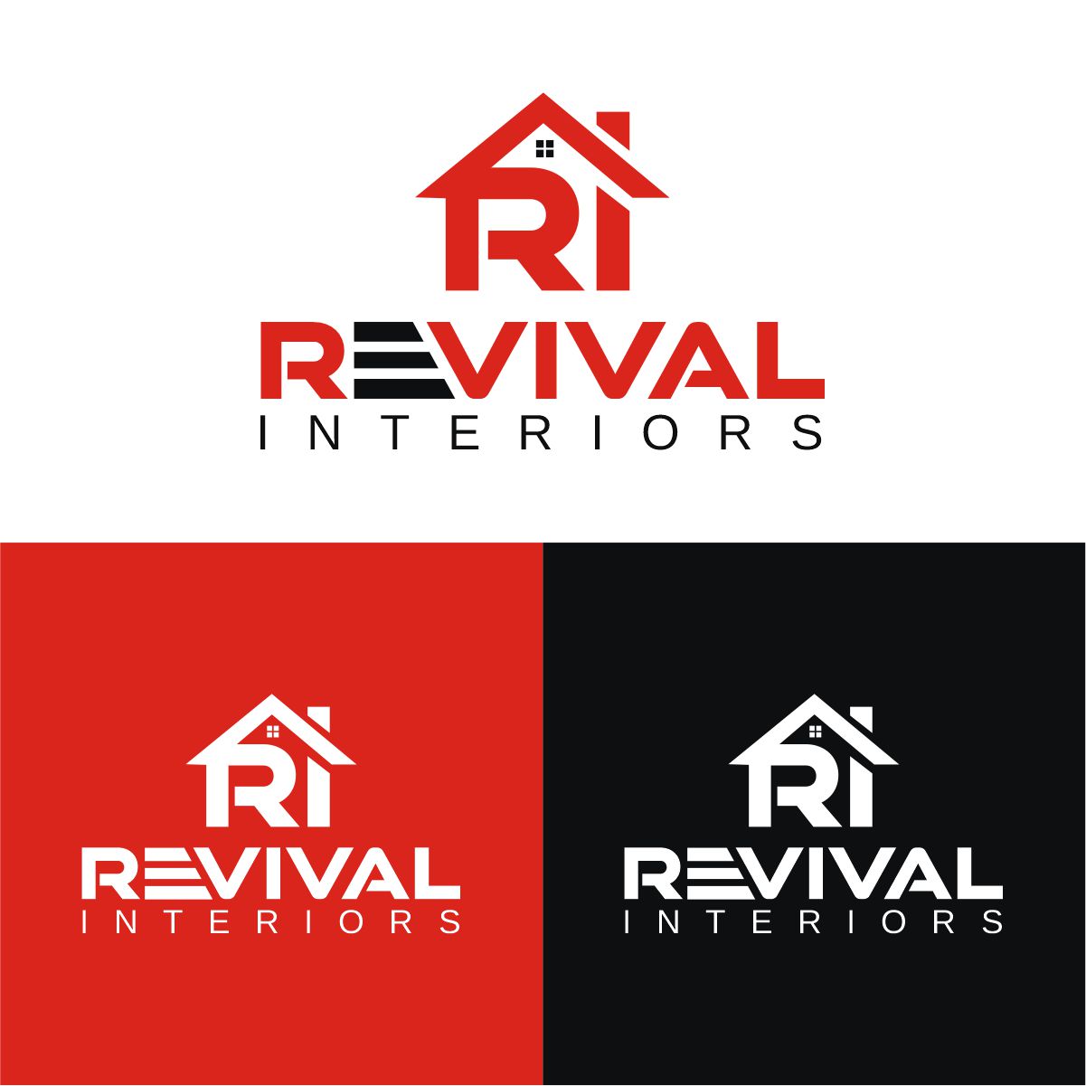 Logo Design by creative.bugs for Revival Interiors | Design #33150393