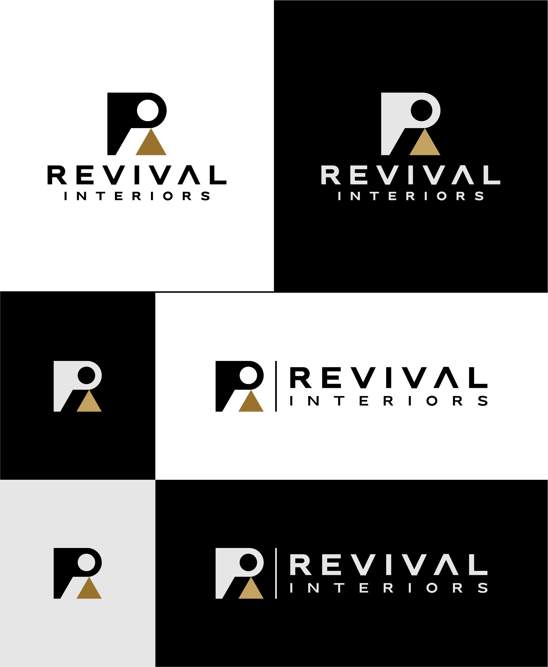 Diseño de Logo por artswolf para Revival Interiors | Diseño #33150073