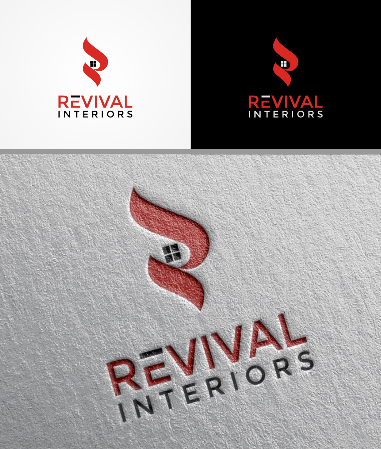 Diseño de Logo por byguna para Revival Interiors | Diseño #33140573