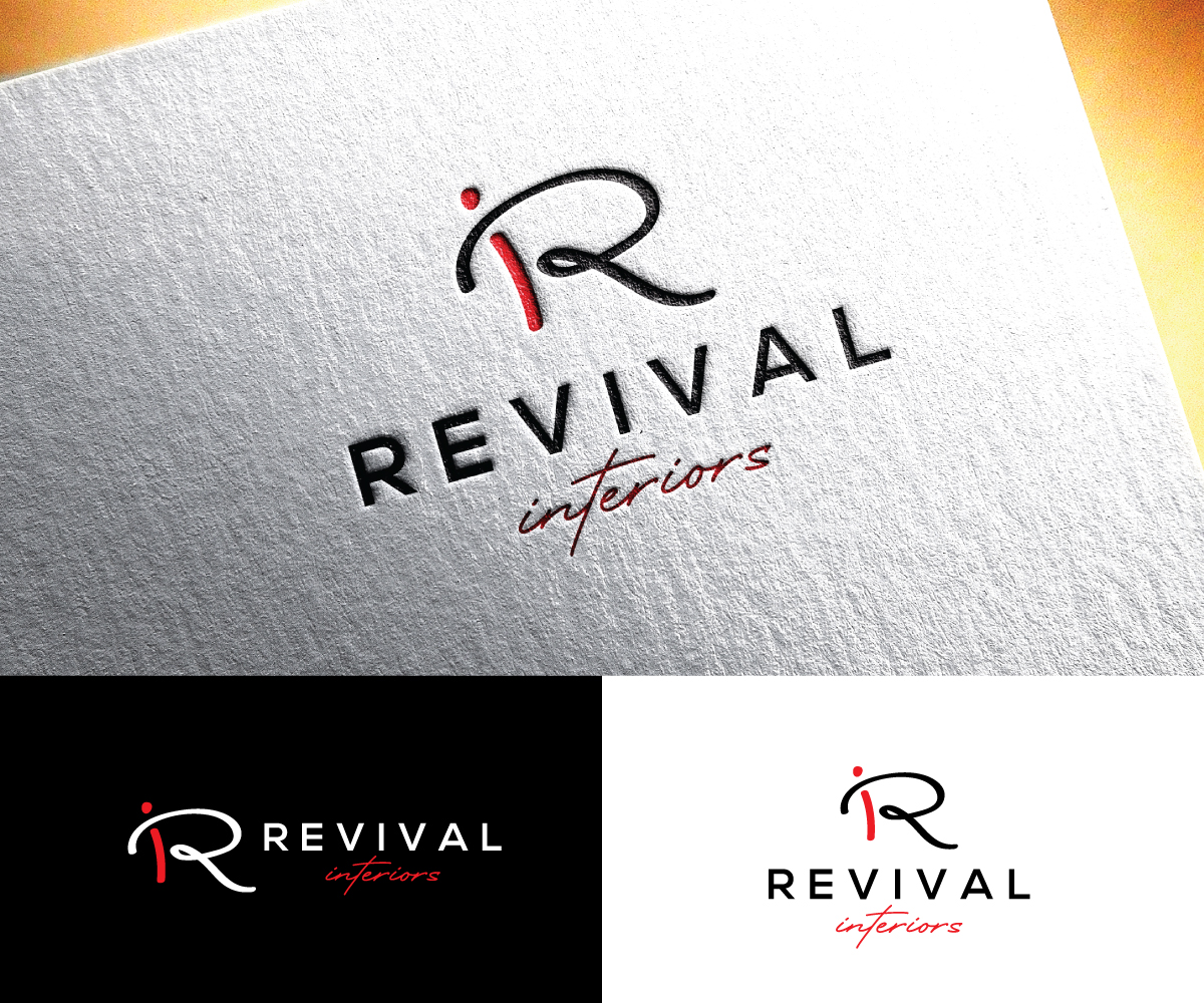 Logo Design by step forward 2 for Revival Interiors | Design #33154035