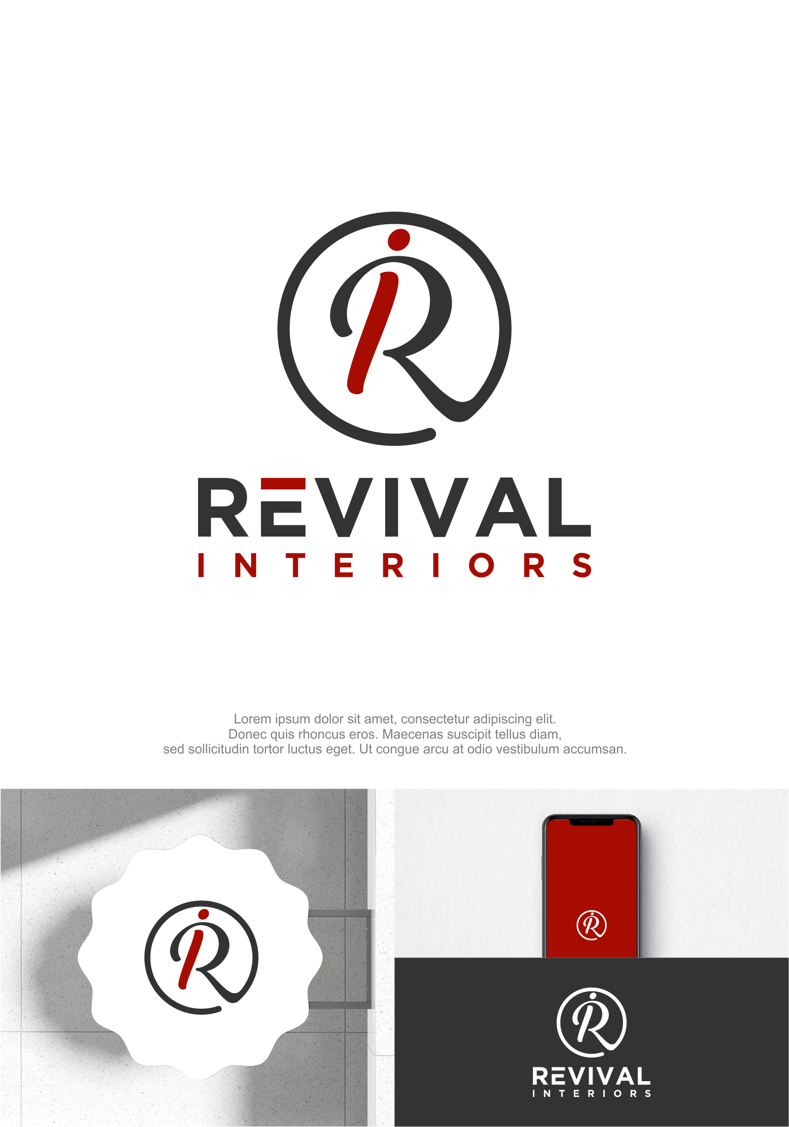 Diseño de Logo por M.Syaiful Huda para Revival Interiors | Diseño #33137379
