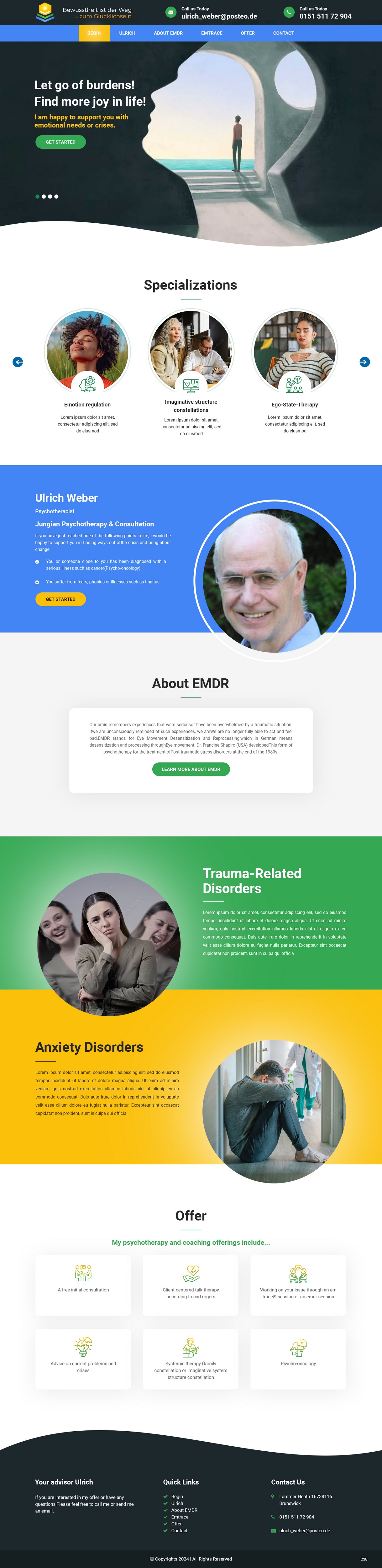 Web Design by pb for Heilpraktiker | Design #33143208