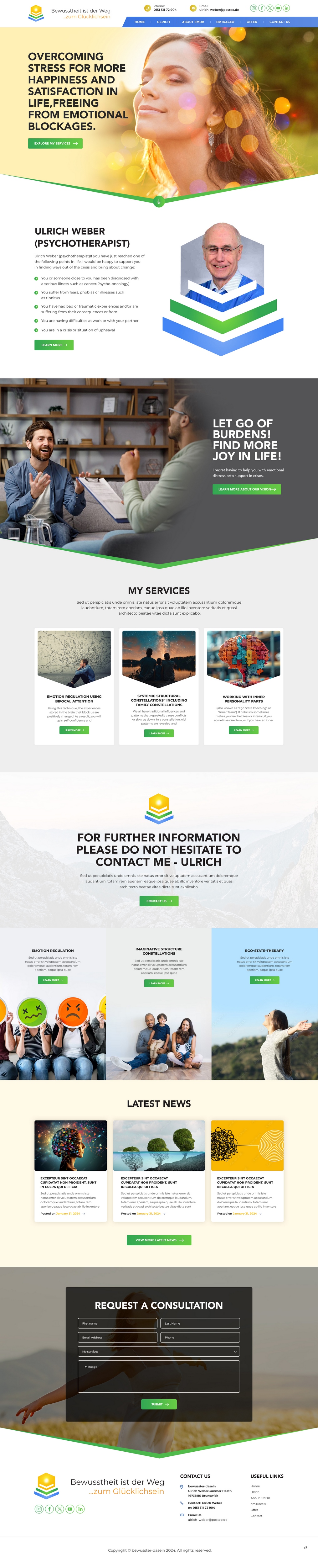 Web Design by pb for Heilpraktiker | Design #33143209