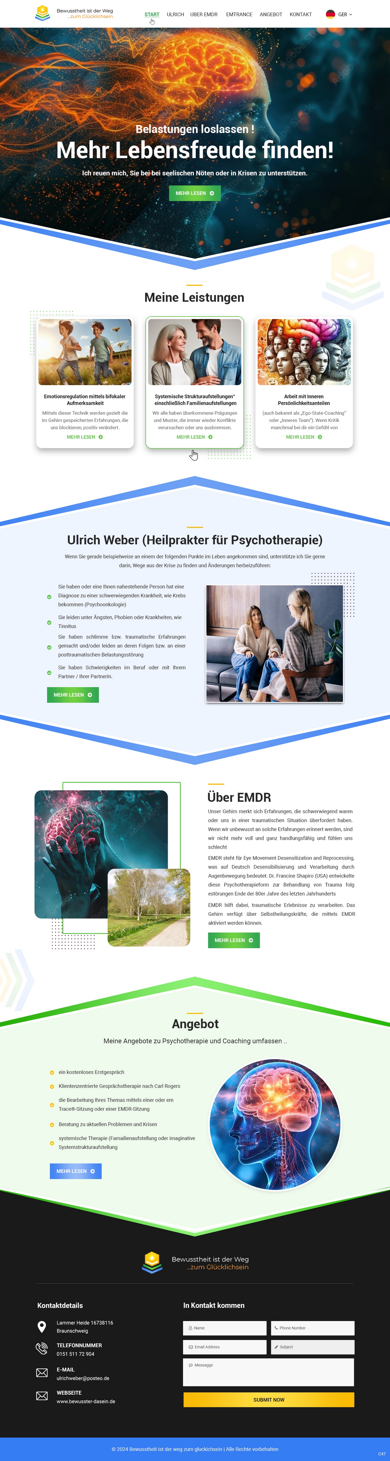 Web Design by pb for Heilpraktiker | Design #33143210