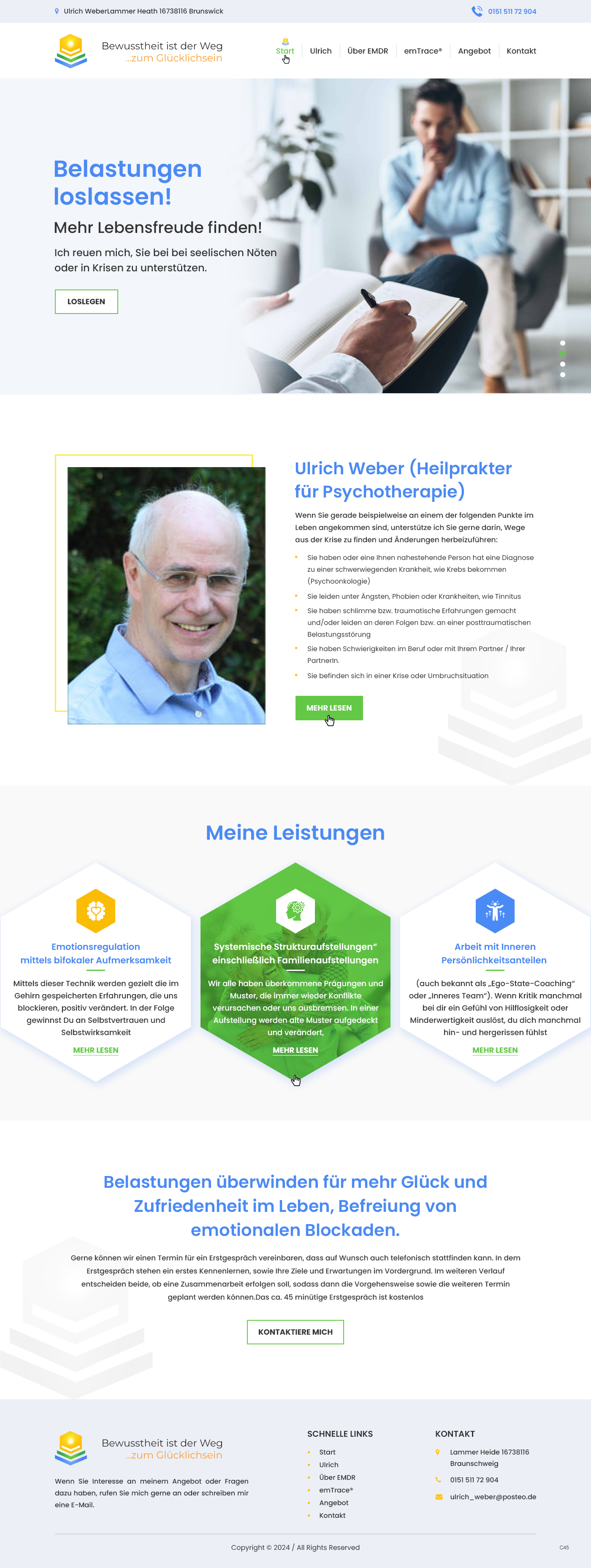 Web Design by pb for Heilpraktiker | Design #33143211
