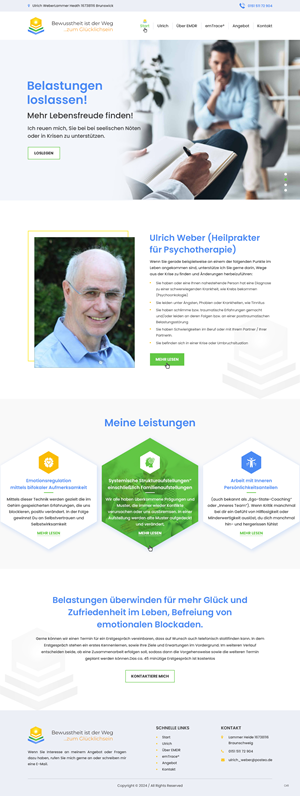 Web Design by pb for Heilpraktiker | Design: #33143211