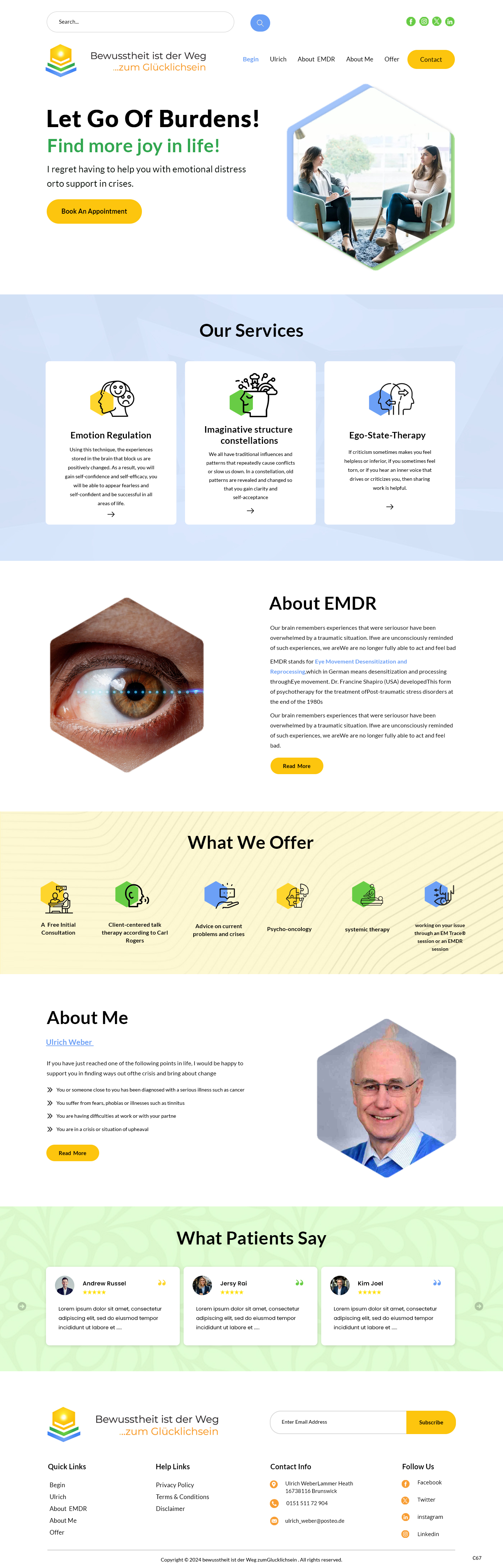 Web Design by pb for Heilpraktiker | Design #33143213