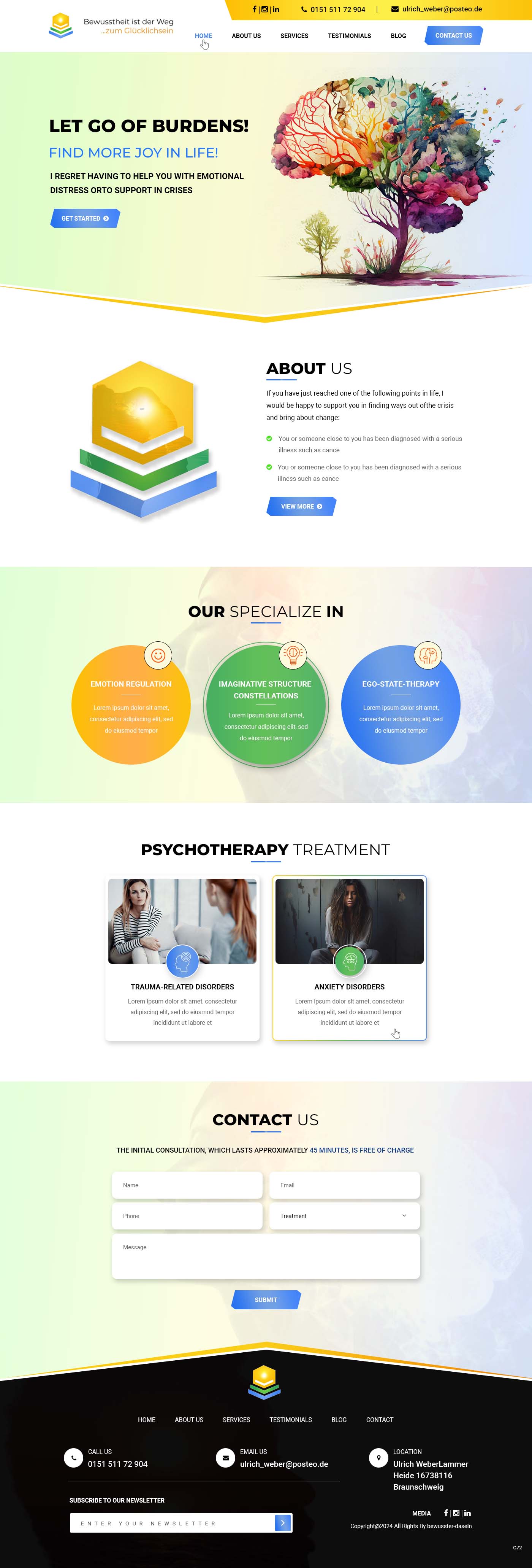 Web Design by pb for Heilpraktiker | Design #33143236