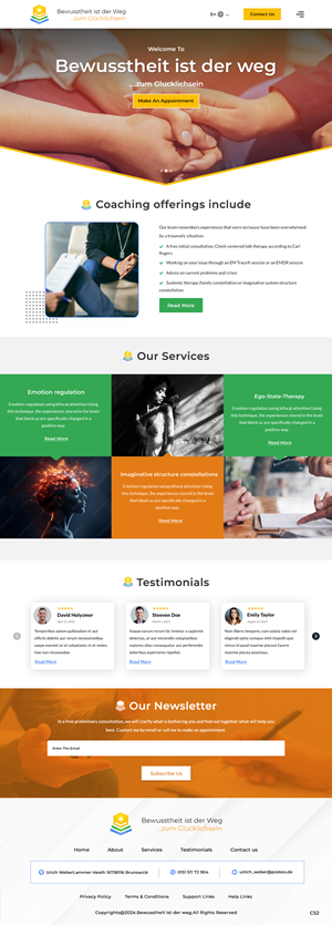 Web Design by pb for Heilpraktiker | Design: #33151969