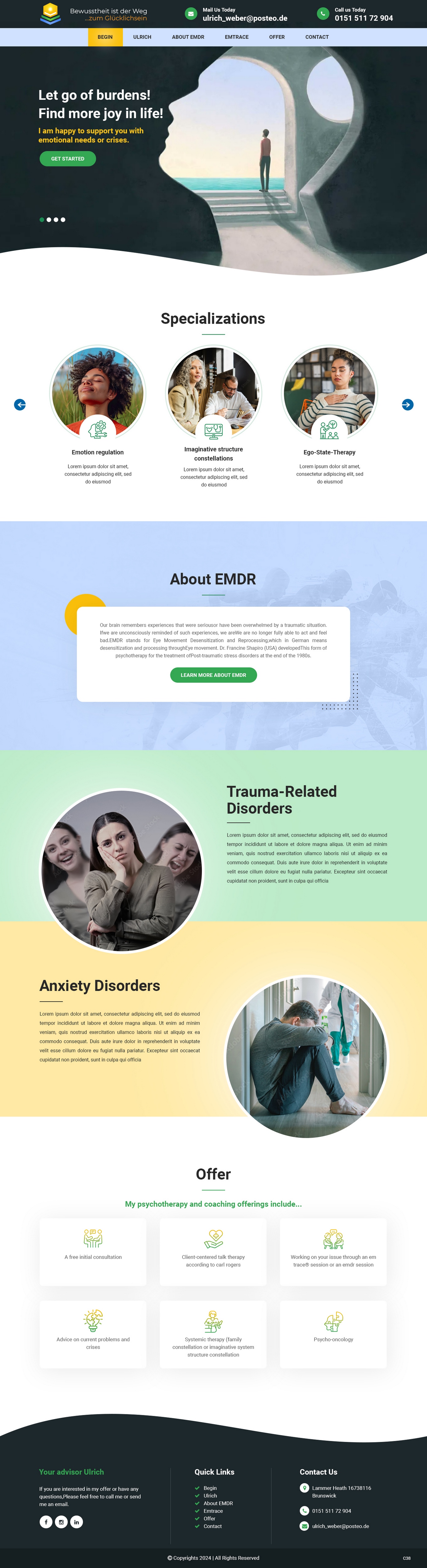Web Design by pb for Heilpraktiker | Design #33151970