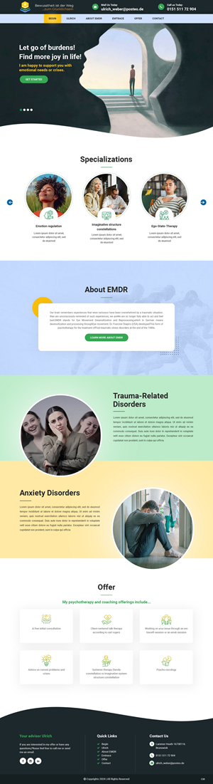 Web Design by pb for Heilpraktiker | Design: #33151970