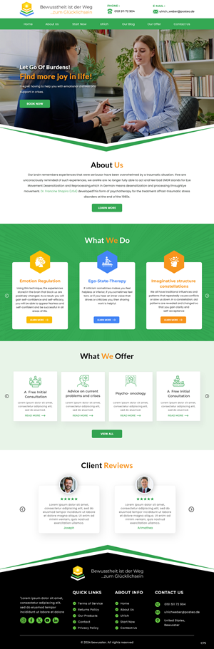 Web Design by pb for Heilpraktiker | Design: #33151974