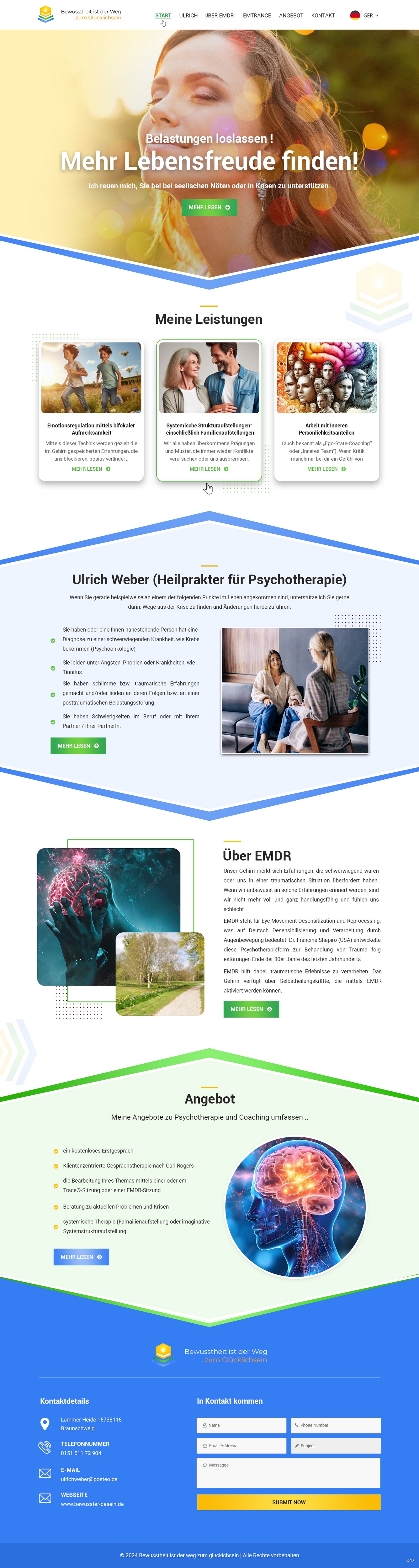 Web Design by pb for Heilpraktiker | Design #33152086