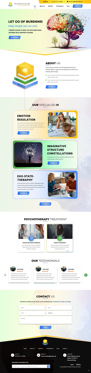 Web Design by pb for Heilpraktiker | Design: #33176165