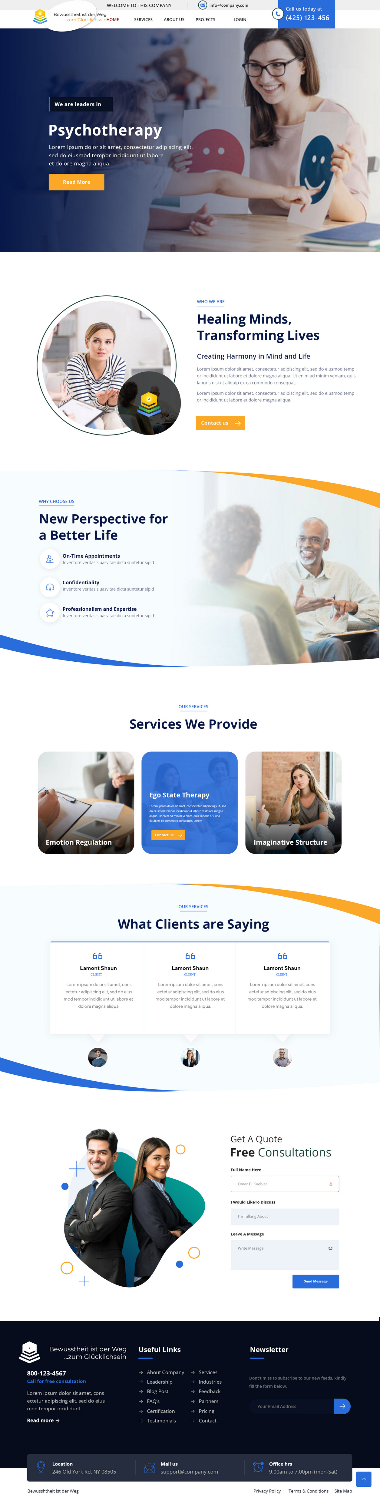 Web Design by Andrew Asiimwe for Heilpraktiker | Design #33141219
